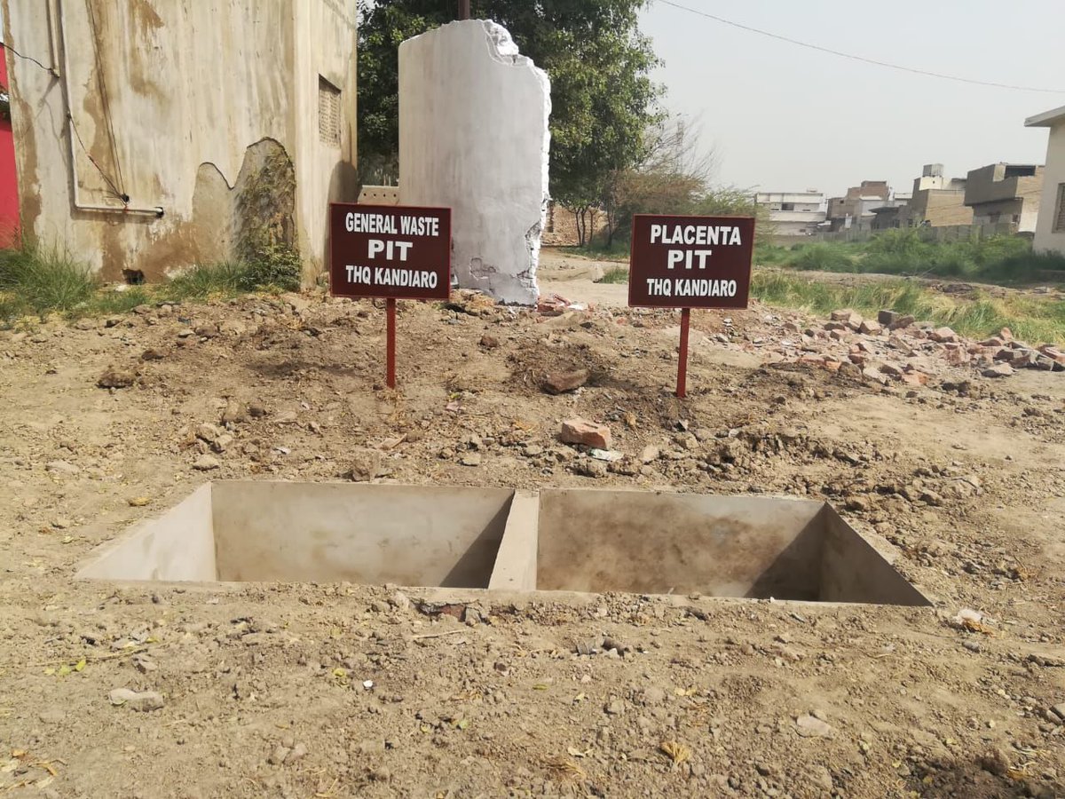 IHS_Sindh's tweet photo. #Hospital #wastemanagement point at #THQ hospital #Kandiaro of #district #NaushroFeroze. #IHS #PPP #pppnode #healthcare #Health #HealthForAll https://t.co/V1vESJR8Cr