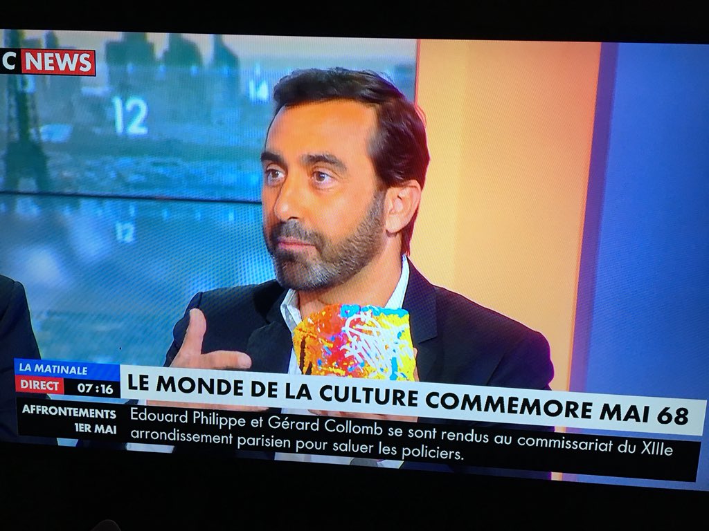 zenoy1's tweet photo. Le pavé by #zenoy était ce matin dans la matinale de @CNEWS #lamatinale #cnews https://t.co/rpNiErNyHx