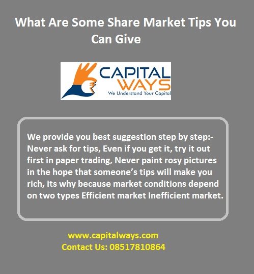 capitalways02's tweet image. We provide you best suggestion step by step:- Never ask for tips, Even if you get it, try it out first in paper trading, Never paint rosy pictures in the hope that someone’s tips will make you rich.bit.ly/2HaHLD3
#beststocktobuy #niftyfuturetips #stockmarkettips