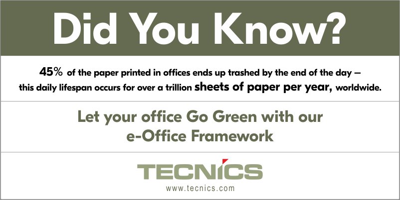 TecnicsUpdates's tweet photo. #Tecnics #eOfficeFramework #PaperlessOffice https://t.co/JhG96yT7Qj