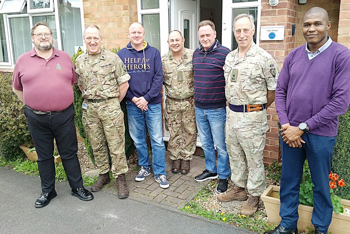 H4V_Alabare's tweet photo. Our Gloucestershire Home for Veterans was delighted to welcome along Commander of ARRC, Lieutenant General Timothy Radford to our service on Monday.

He was joined by Lt Col Grant-Jones and Lt Col Richard Smith 

We would like to thank them for their show of support. https://t.co/9hSj1OROLO
