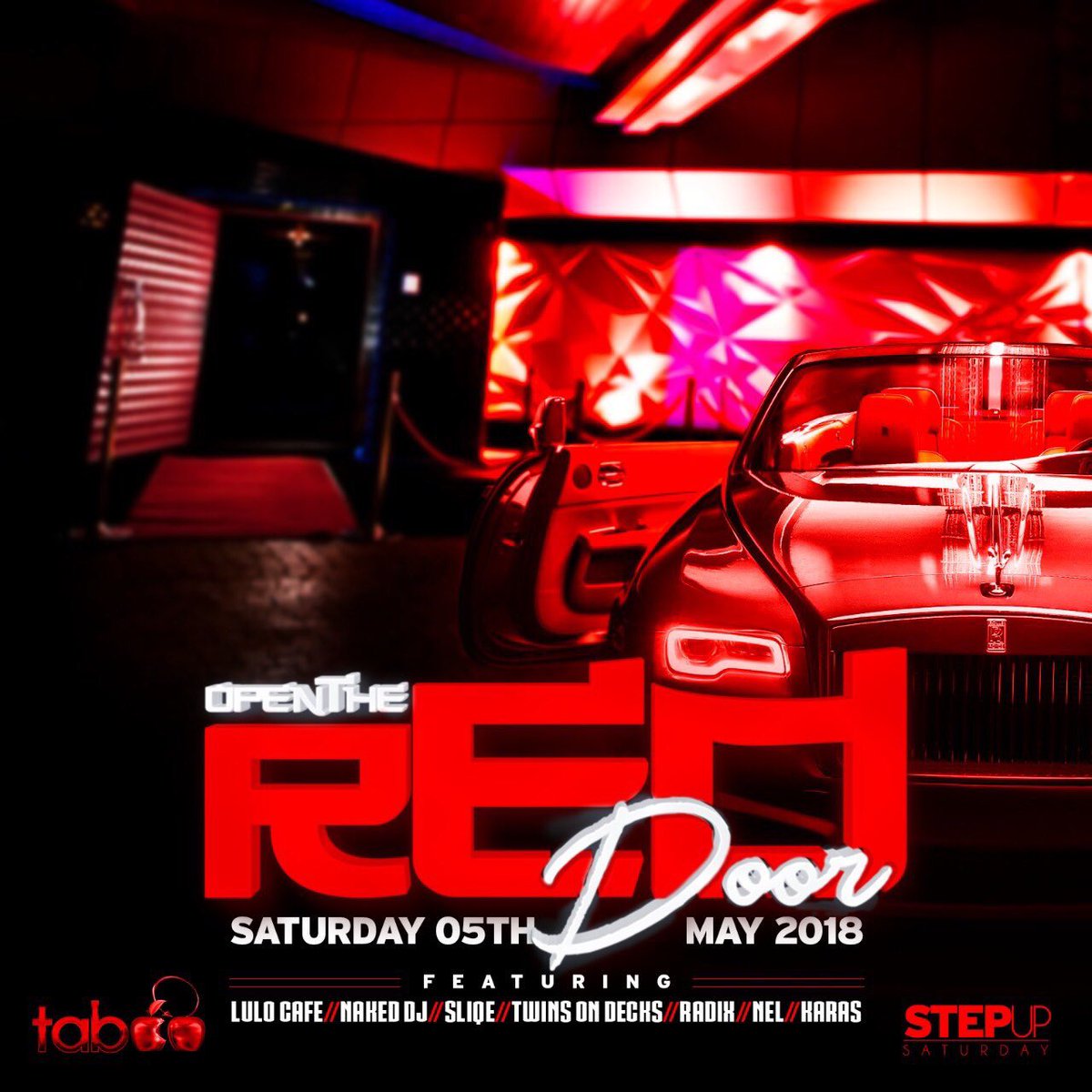 miudefective's tweet photo. Step Up Saturday is bringing you a world class lineup this week ❄️🗣 #OpenTheRedDoor https://t.co/pFP48bEVGV