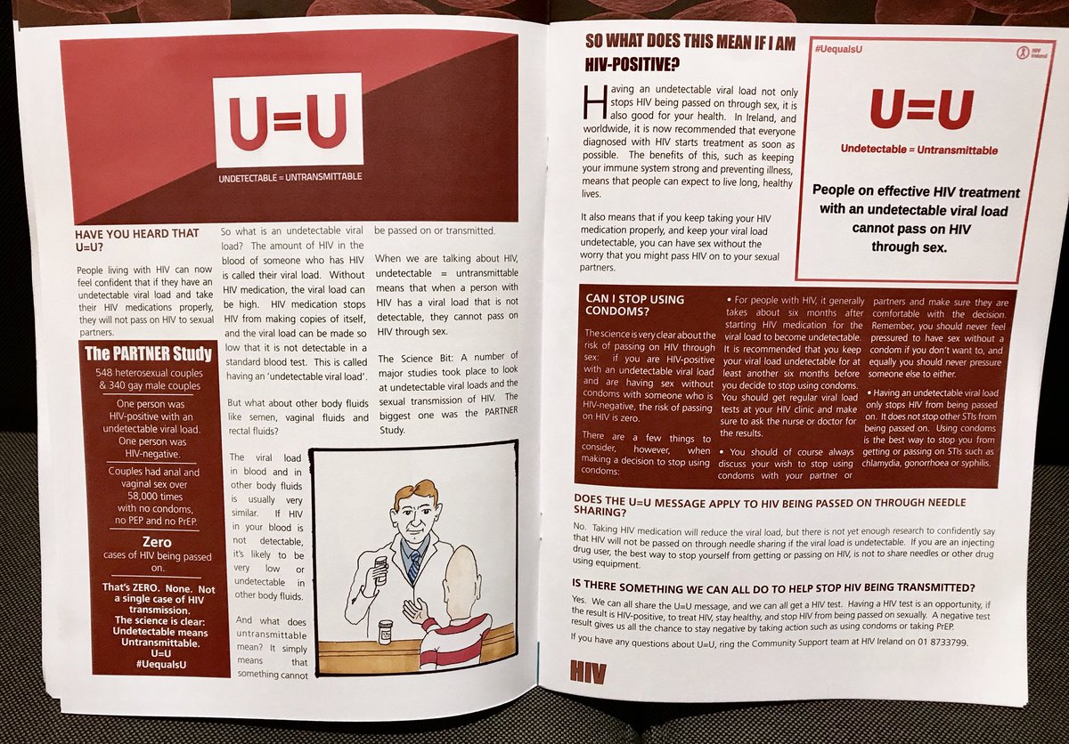 ActUpDublin's tweet photo. The new issue of Brass Munkie is full of great info on the current state of HIV and Hep C medicine. Love seeing #UequalsU & PrEP explained so well! Thank you @myuisce โค๏ธ https://t.co/kn2ahGMkxp
