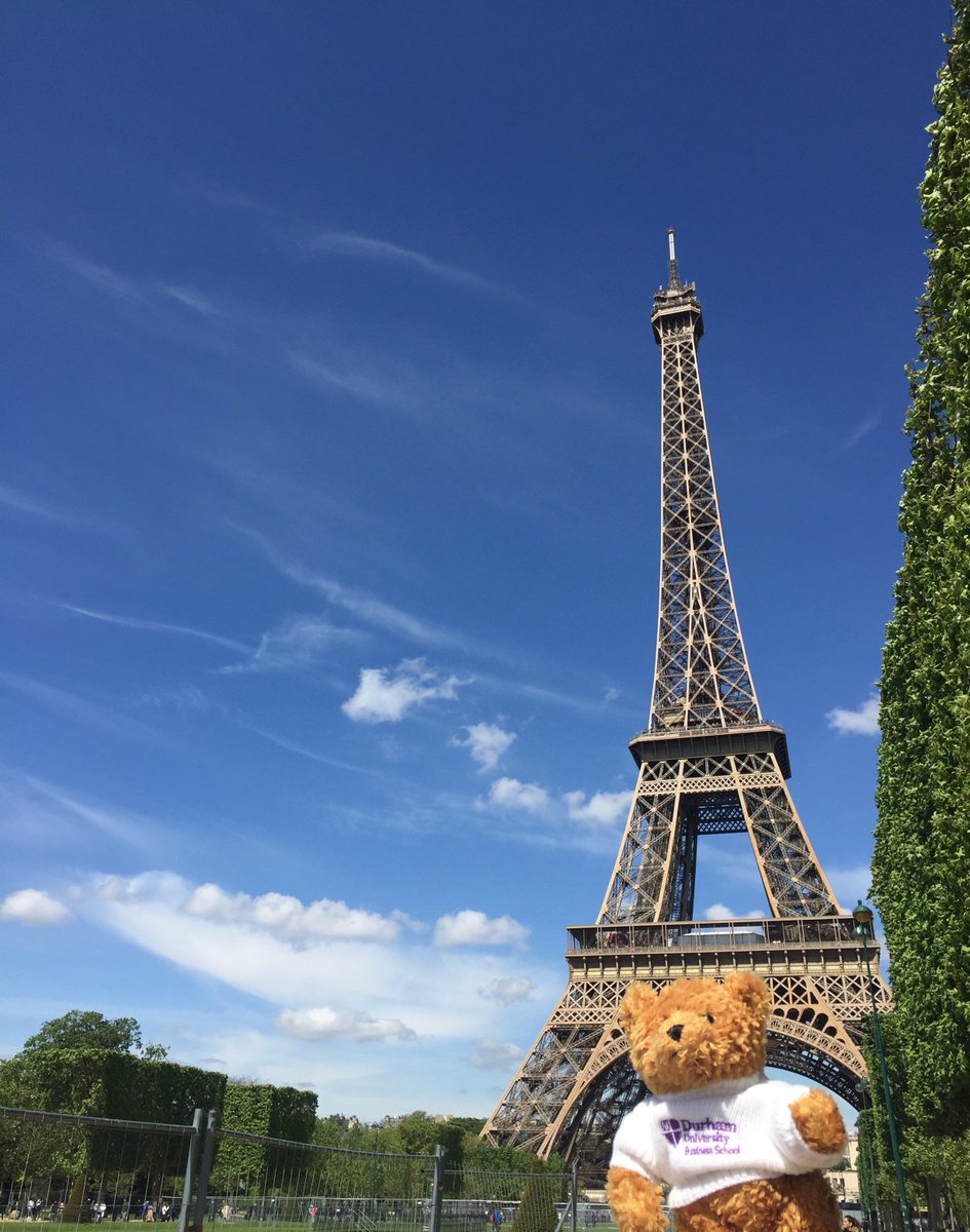 durhamalumni's tweet photo. In Paris for the alumni reception tonight. See all you Parisians there #durhamalumni #paris #officebear https://t.co/qwVQs4fEYE