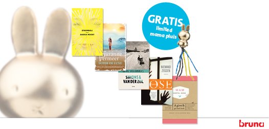 Het is een uitzondering: bij deze #boeken krijg je de goudkleurige limited edition mama pluis #kado! ❤ #actie #bruna150