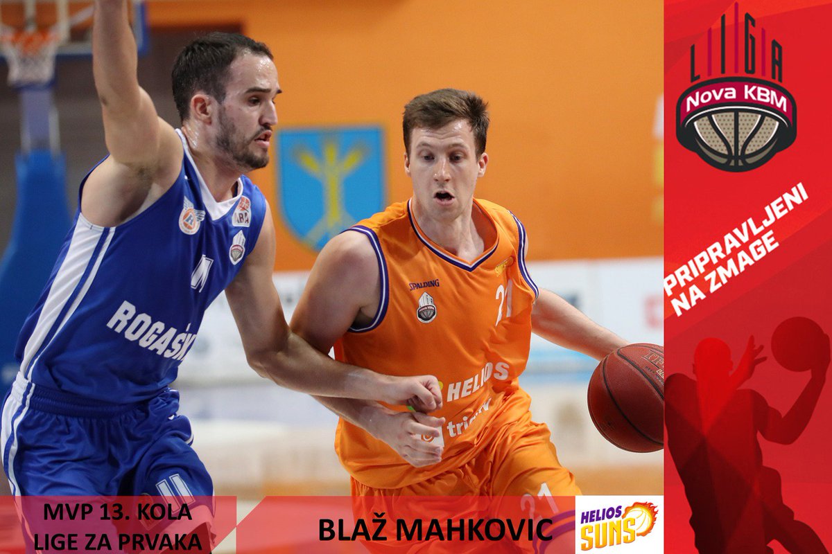 kzs_si's tweet photo. Najkoristnejši igralec predzadnjega kola @liganovakbm za prvaka je postal Blaž #Mahkovic. Košarkar @HeliosSuns je na obračunu proti Šenčurju GGD dosegel 19 točk, 8 skokov, 6 podaj, 2 pridobljeni žogi in 2 blokadi - valorizacija 33!
https://t.co/g9J3umtpUQ https://t.co/W2ampgD06Q