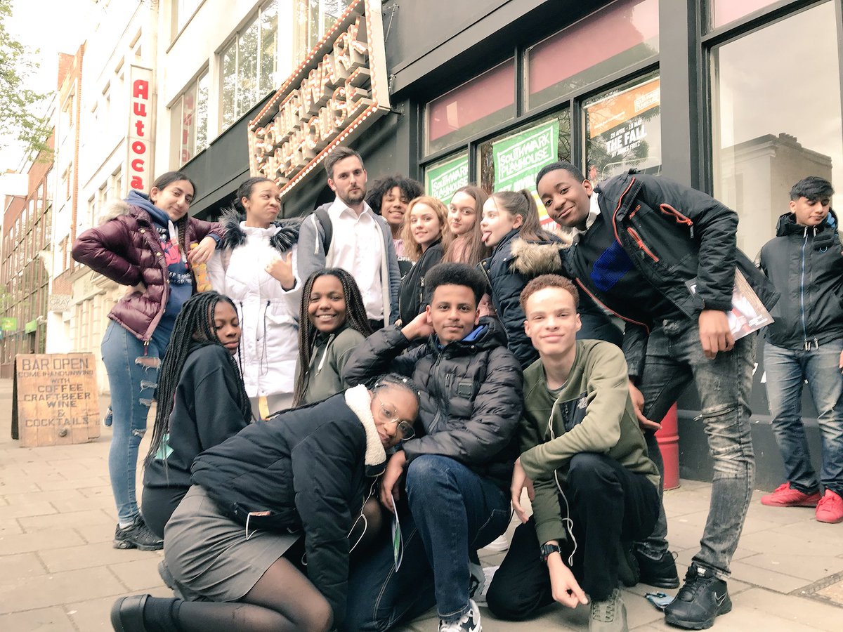 HA_MissChappell's tweet photo. Went to #DNA with @HammersmithAcad @DramaatHA (#dramastudents seem to like a photo more than @MarkedbyTom) Fantastic work from @NYTofGB @swkplay - we LOVED IT! I’m going to miss this lot SO much 😢💛 #year11 #dramachat #dramateacher https://t.co/GyAD5kO6mT
