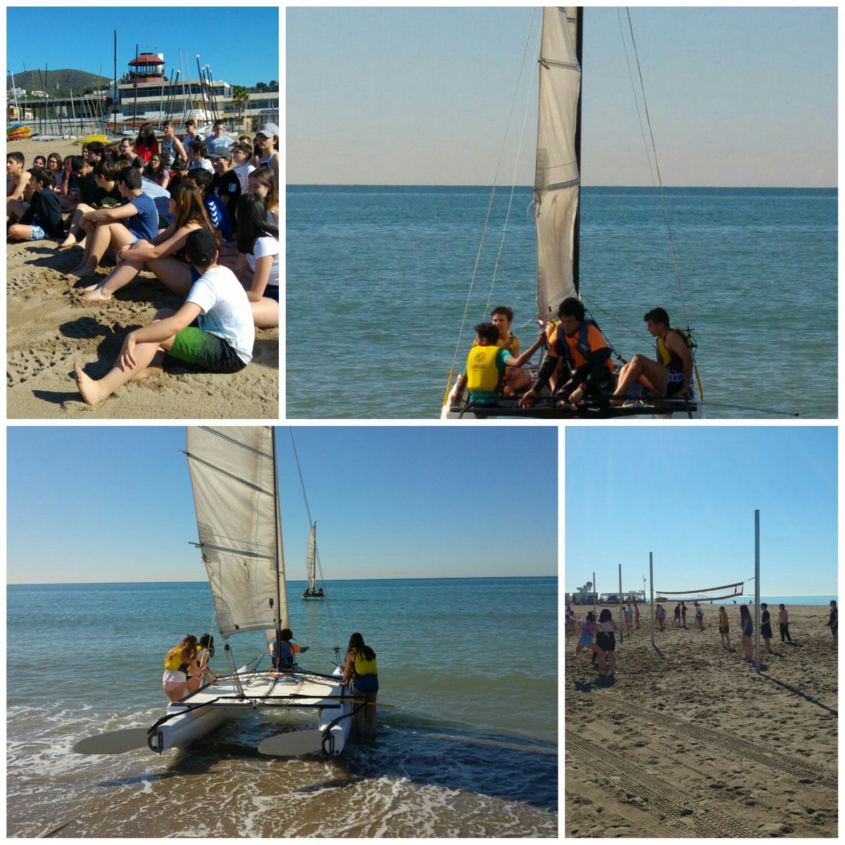 cebllob's tweet photo. Iniciem temporada de #BateigdeMar amb els alumnes de 2n de secundària del #InstitutdeBegues a la Platja de @AjCastelldefels @EscolaGarbiBcn @UCECcat @esportcat https://t.co/80UNWKtlx3