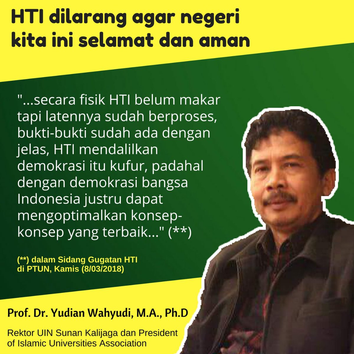 BabehNaikHaji's tweet photo. Keinginan mendirikan khilafah adalah irrasional dan terkesan tampak hanya sebagai ilusi dari ambisi kaum fundamentalis.
#HTIBubar7Mei #HTIAntiPancasila #HTIMakar #ByeHTI https://t.co/P0YpCy1TQj