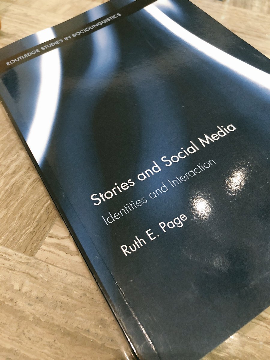 dr_fmahsain's tweet photo. Current read 🤓 #Sociolinguistics #SocialMedia #RuthEPage #RuthPage #Routledge https://t.co/SY5EHlB4ie