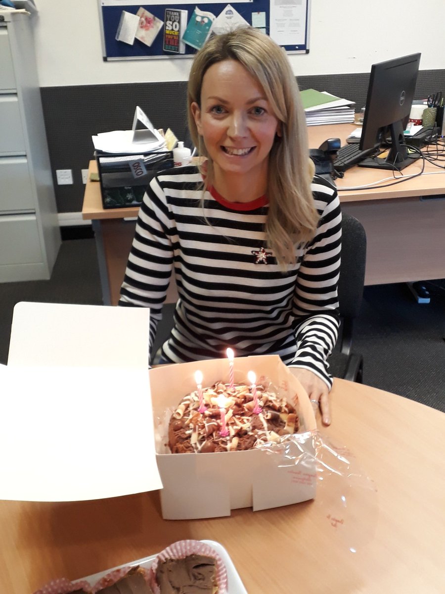 meaapni's tweet photo. Happy birthday to Sarah @MeaapPeaceIV #Cake4Breakfast & #IMPACTAgewell Officer Ellen showcasing her homemade caramel squares! https://t.co/1KwO4Rre62