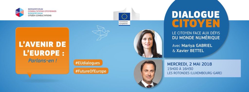 GabrielMariya's tweet photo. Dans quelques heures, retrouvez-moi avec @Xavier_Bettel aux #Rotondes pour un #EUdialogues autour de l’avenir numérique de l’Europe @UE_Luxembourg https://t.co/mQcjPRTocX