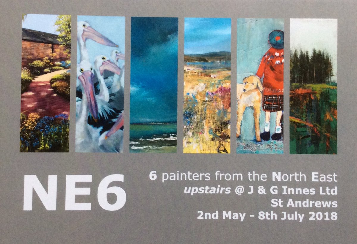 Delighted to be part of this exhibition opening today, upstairs @ J&amp;G Innes in St Andrews.