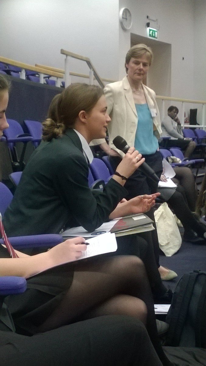 RHSCScience's tweet photo. Proud of our girls from @ReephamHigh asking questions at #IFSTEM @InspFemales :D https://t.co/p8JDF2KhXt