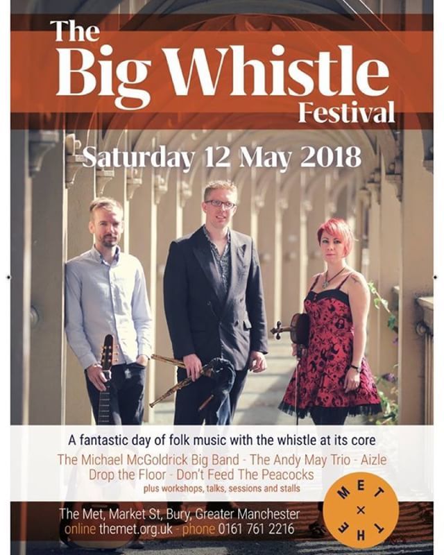 themet's tweet photo. The Big Whistle Festival is back next week and we're whistling with excitement for the spectacular musicians and inspiring workshops - who's coming?
#Bury #Manchester #Folk #MichaelMcGoldrick #AndyMay #Aizle #DroptheFloor #DontFeedThePeacocks #Whistle #T… https://t.co/5yoSQQvZuz https://t.co/6iYVjwEZJj
