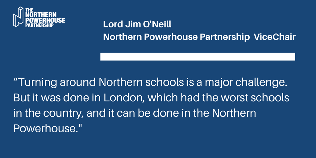 NP_Partnership's tweet photo. 94% of London children in secondary schools attend a school rated outstanding or good, compared to 74% across the North; 69% in the North East. You can watch @George_Osborne, Lord O'Neill &amp; @henrimurison present further finding from our report live at 10am
https://t.co/WZVJkIiz6i https://t.co/nmEiRlldkp