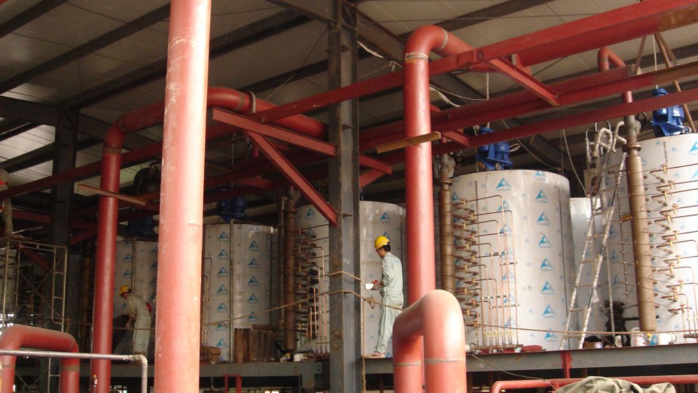 120 Tons/day Flake ice making plant project is ready