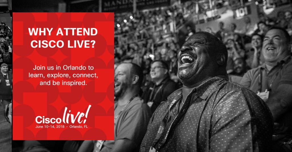 CiscoLive's tweet photo. Reason #1 for attending #CLUS: Content! It’s 5 days of sessions & specialty programs. Learn 9 more reasons: https://t.co/ypUQIxHGUH https://t.co/pCJYkZZGp0