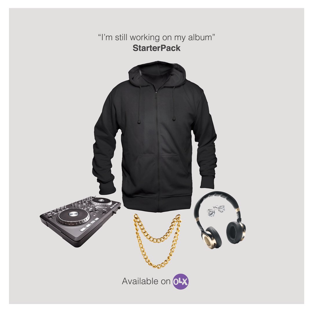 TheFostas's tweet photo. Hhayi, don't worry boy, your big break is right around the corner. Get all you need for that hit on @OLX_ZA. #SetYourselfEconomicallyFree https://t.co/Clmn0Y76uA