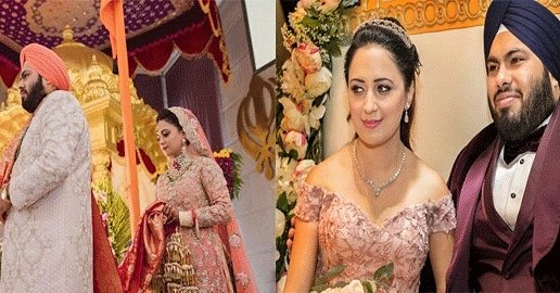 teleworldin's tweet photo. #CheckOutPictures: Film Director- Producer Japinder Kaur gets hitched in the lavish wedding ceremony in Dubai! 

https://t.co/hJt2gQ5WTA https://t.co/rwDzNXgJrm
