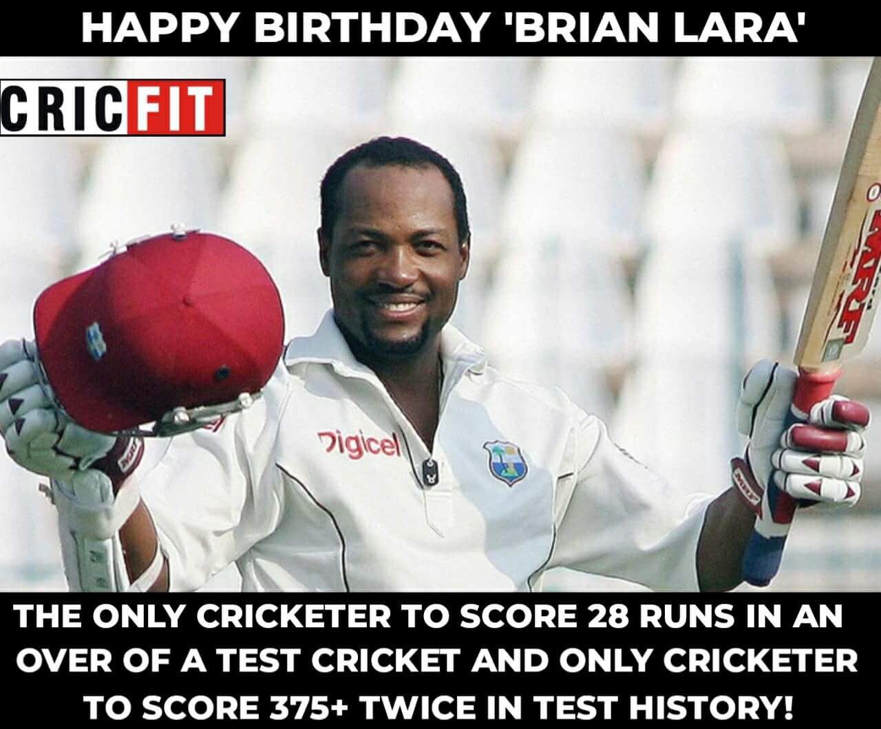 Happy Birthday Brian Lara! 