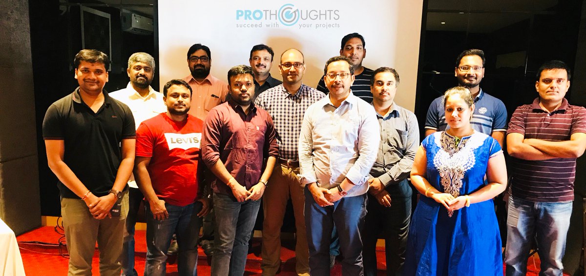 The_ProThoughts's tweet photo. “When you've got something to prove, there's nothing greater than a challenge.”
#PMP Training workshop in #Hyderabad #April2018.
#PMP #PMPtraining #PMI #GamebasedInteractiveMethodology #ProjectManagement #SucceedwithyourProjects #ThinkProjectManagementThinkProThoughts https://t.co/8CmGueGTG5