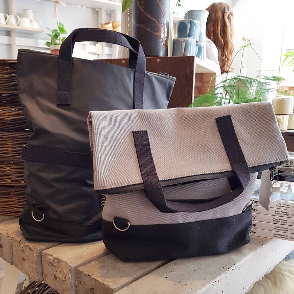 Vel_Oh's tweet photo. Umi's hanging out at @irishdesignshop in Dublin.
#handmade #umibag #totebag #backpack #shoulderbag #foldoverbag #crossbodybag #messengerbag #inspiredbycycling #waxedcanvas #leatherfree #vegan #shopmall #smallbiz #irishdesignshop #lifestyle #design #bagmaking https://t.co/vKgDvwUt12