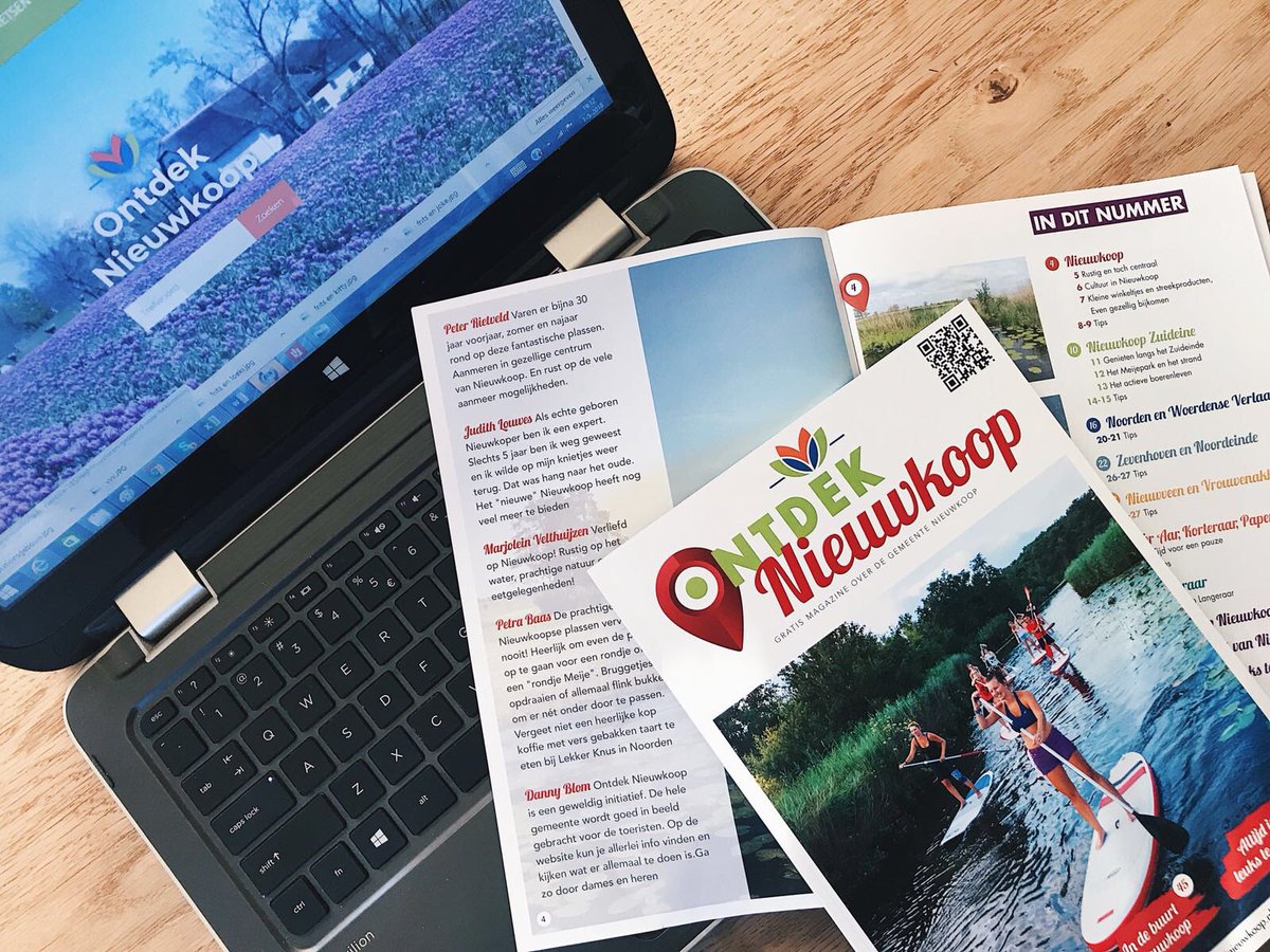 De website ontdeknieuwkoop.nl is opnieuw ingericht en het magazine is uit! Laat de zomer maar komen. #destinatiemarketing #web #print