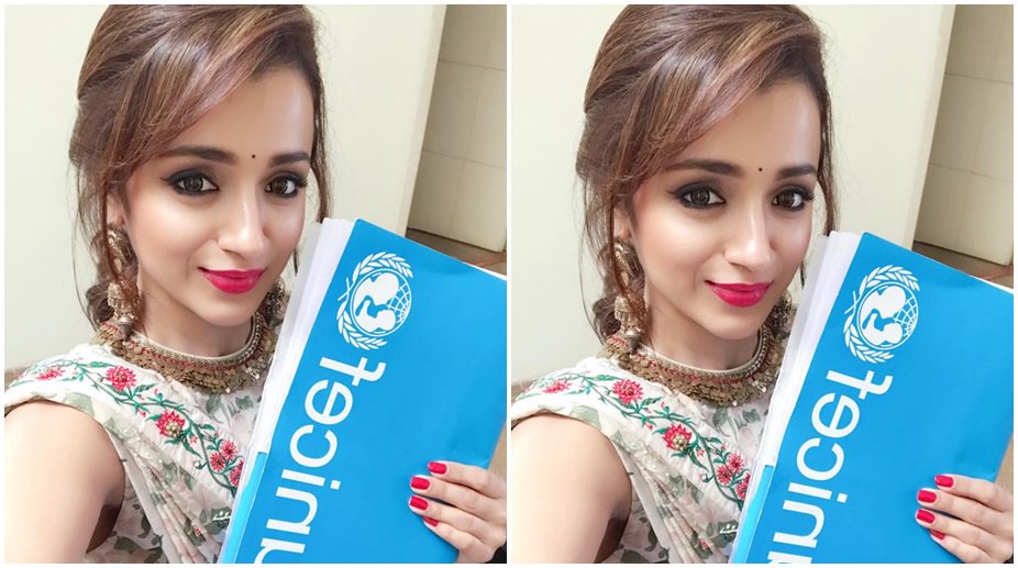 UNICEFIndia's tweet photo. We’re getting ready to celebrate the birthday 🎂 of @UNICEF Celebrity Advocate @trishtrashers on 4 May!
You can wish her too. Record or post a message by tagging us &amp; telling her what you wish #ForEveryChild on her birthday. We’ll send her the best message we get! https://t.co/AfT9KgJSxm