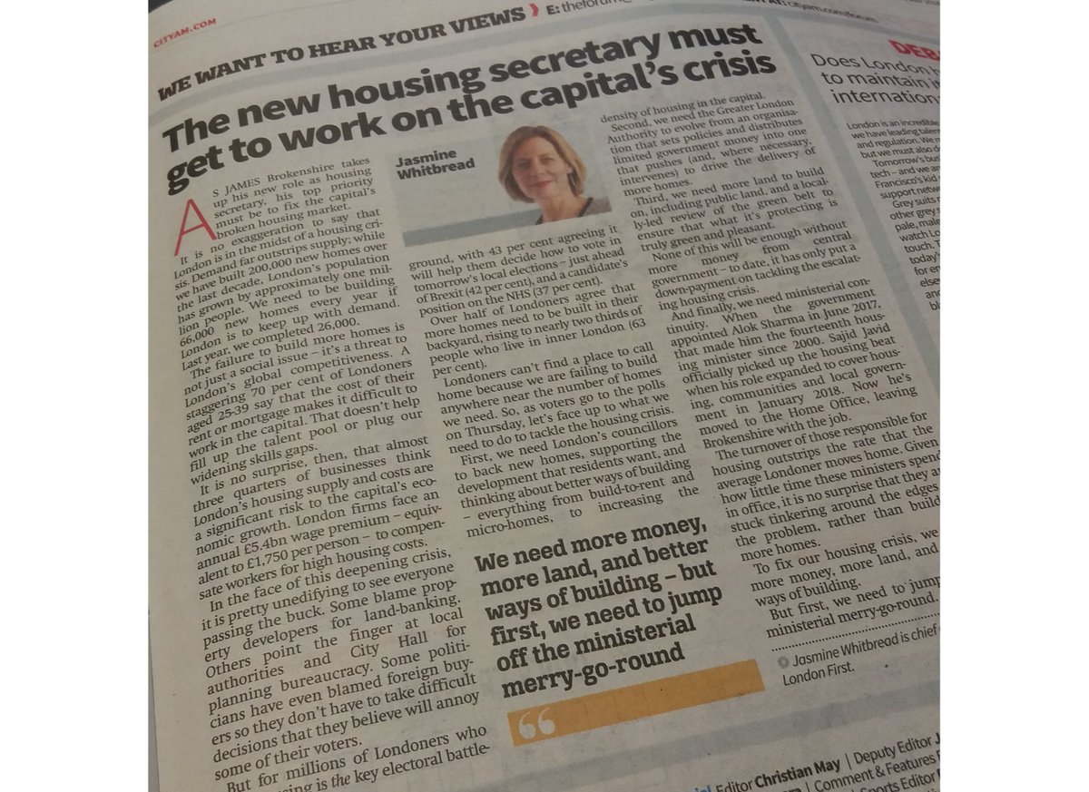 Staunton_James's tweet photo. Sitting in @eat_news enjoying a cortado and an excellent piece on #housing from @JasmineLdnFirst of @London_First in @CityAM (great paper) -- spoilt only by the dreadful duff-duff-dubba-dubba music! https://t.co/AC3YilaSH9
