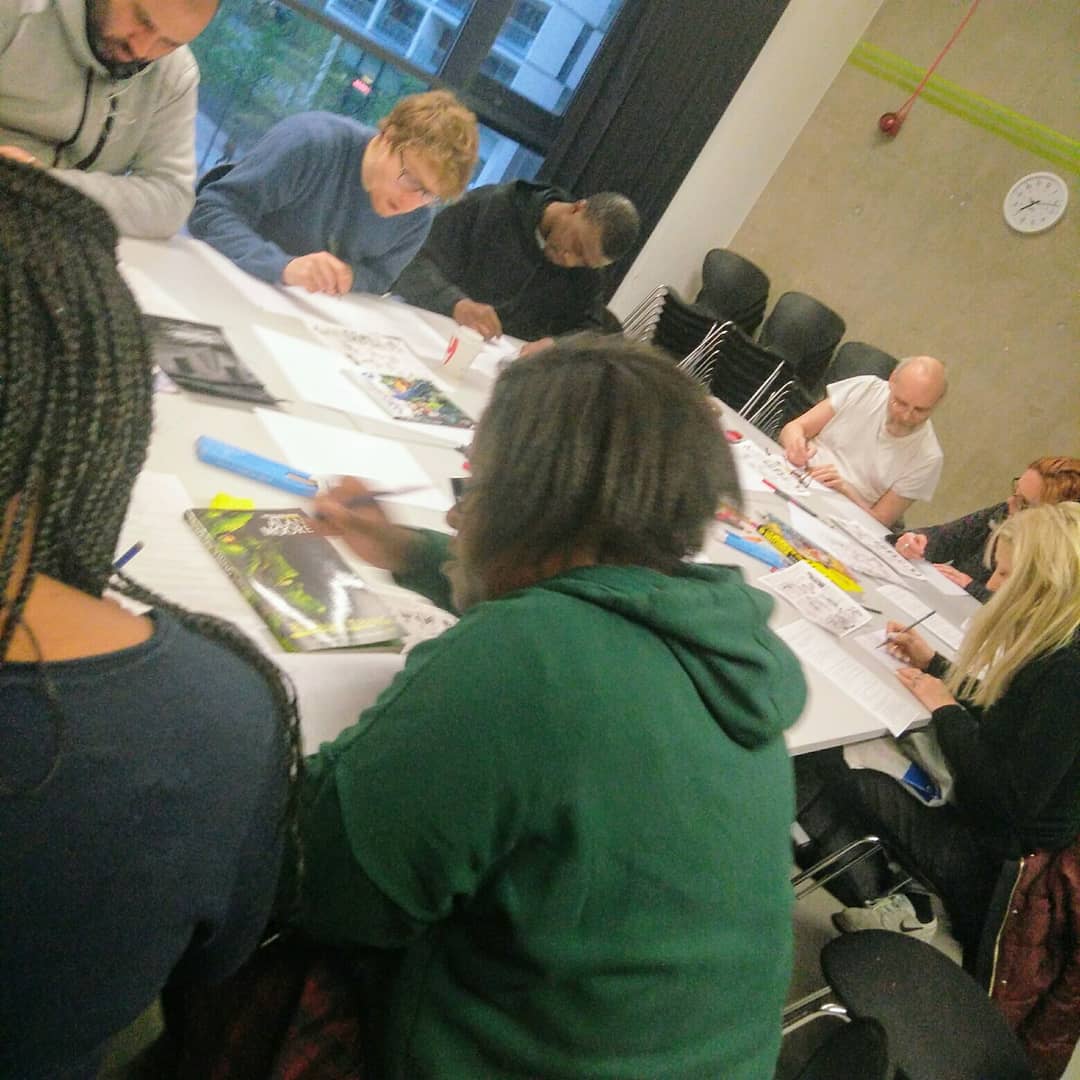 DalstonComics's tweet photo. Thanks to Everyone for coming to the Wally Wood's 22 Panels session. It was grand! https://t.co/HZRMBjZqIt