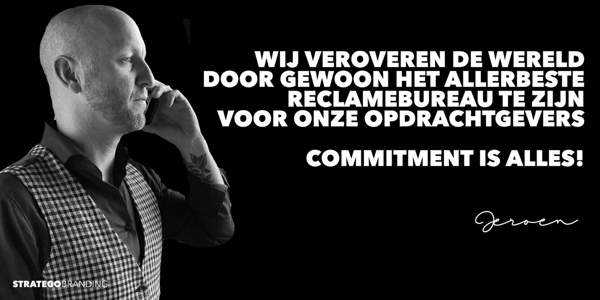 Het verschil tussen ons en alle anderen: commitment, creativiteit en commitment. Dat is hoe je maximale resultaten bereikt samen met je opdrachtgevers. #changethegame
