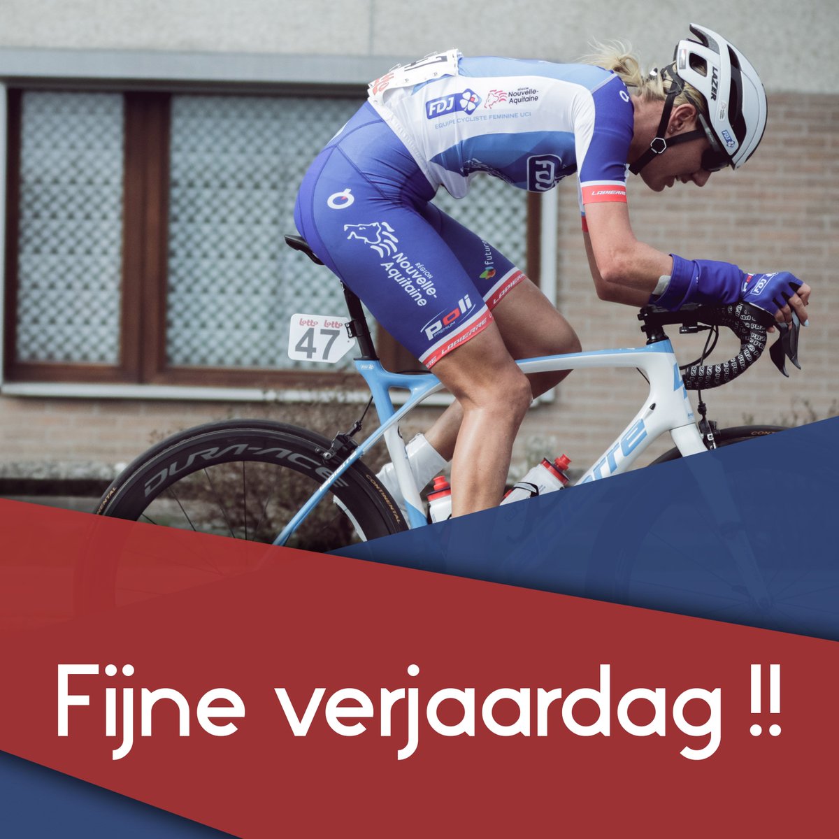 FDJ_SUEZ's tweet photo. Bon Anniversaire @moniektenniglo  🎉🎉
Fijne verjaardag @moniektenniglo   🎉🎉

#RideAndShine https://t.co/cSRO5Hd2D0