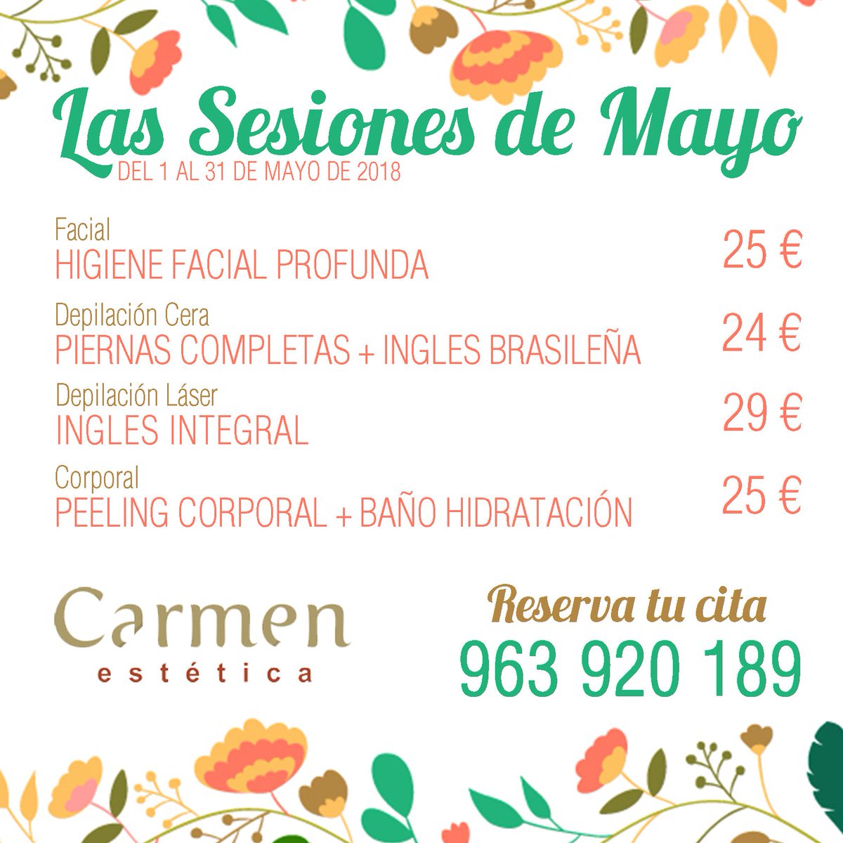 tuscuidados's tweet photo. #FelizMiercoles! Estrenamos mes y promociones! Queremos que  te prepares para el verano, así que te lo ponemos fácil con unas #ofertas excepcionales. #belleza #operacionbikini #valencia https://t.co/VbzLBEMLFN