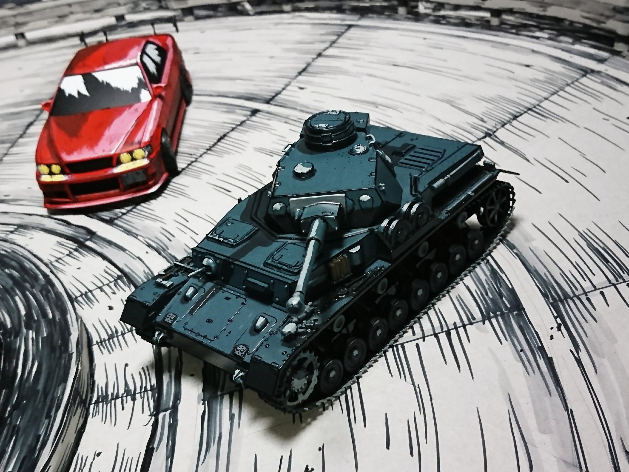 Shinga パンツァードリフト ガルパン ガールズアンドパンツァー 戦車ぷらも あんこうチーム T Co Mqkghytygo Twitter