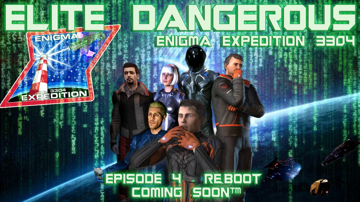 CMDR_MACH1NE's tweet photo. Reboot - A wee teaser poster for the next episode of the Enigma Expedition. Check out the series so far > https://t.co/dZRwnZPKTl https://t.co/GObharDnMV