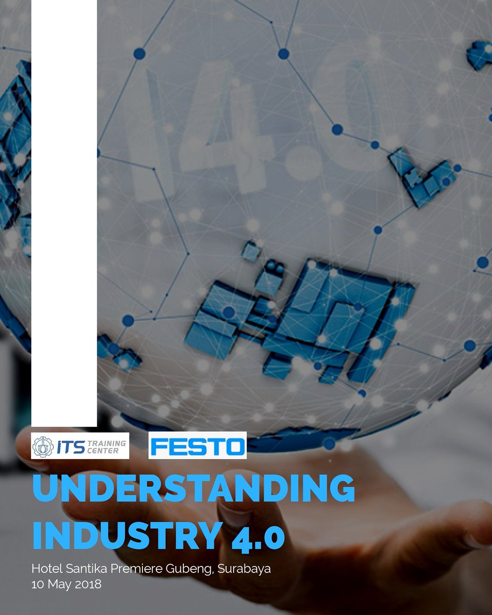 ITS Training Center bekerja sama dengan FESTO DIDACTIC Indonesia menyelenggarakan pelatihan yang akan  membantu anda dan perusahaan anda untuk memahami lebih dalam mengenai Industri 4.0 dan berada di baris terdepan industri.
Hubungi ITS Training Center di training@bppu.its.ac.id.