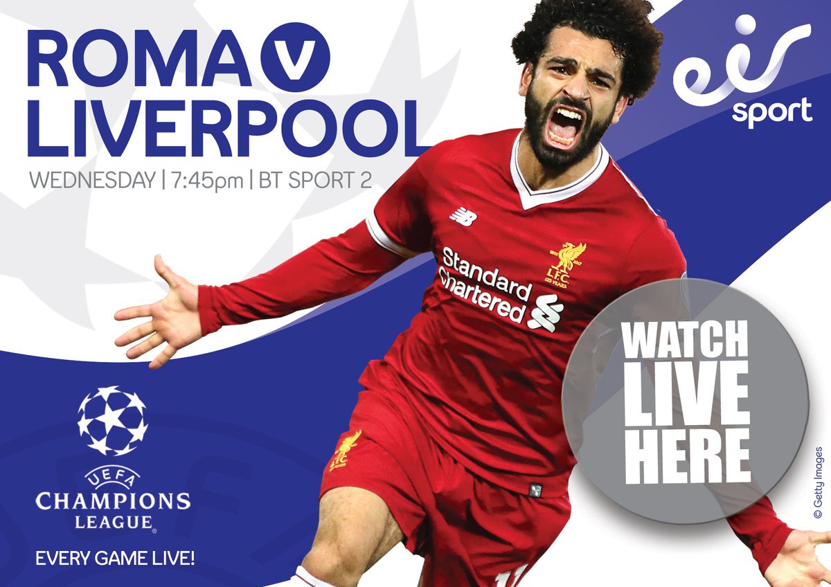 Can <a href="/LFC/">Liverpool FC</a> make the <a href="/ChampionsLeague/">UEFA Champions League</a> final?
<a href="/OfficialASRoma/">AS Roma</a> stand in their way!

<a href="/OfficialASRoma/">AS Roma</a> v <a href="/LFC/">Liverpool FC</a> 
📺 BT Sport 2
⌚️ 7:45pm