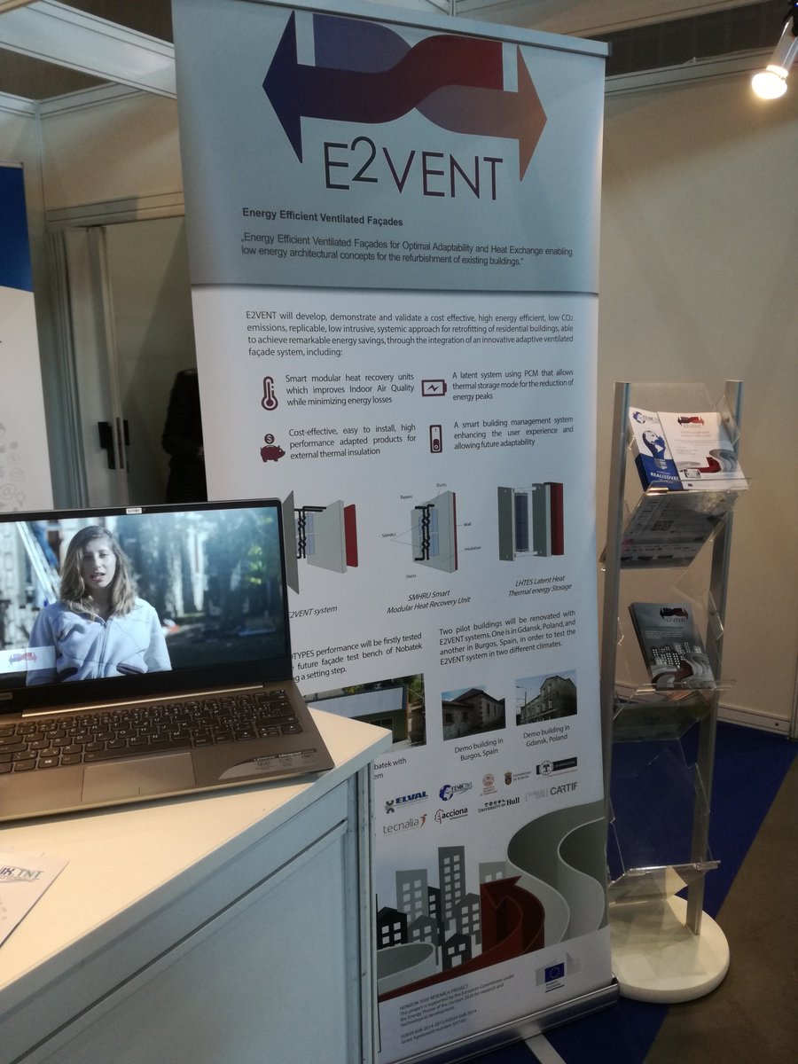E2vent_project's tweet image. FENIX TNT team represented the E2VENT project at Building Fairs in Brno, Czech Republic. From 25. to 28.4. 2018 visitors had a chance to see a unique presentation of all aspects of housing and house constructions.
More information at lnkd.in/gHM-Ats