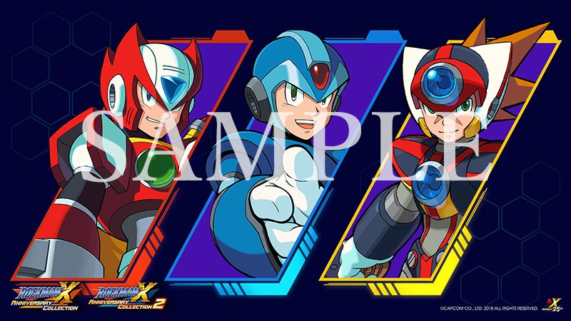 Rockman Unity ショップ特典紹介 7月26日発売 ロックマンｘ アニバーサリー コレクション シリーズのhttps T Co Bkhln6wfzfさん数量限定特典はpcとスマホ両方で使えるデジタル壁紙とポストカードセットです T Co Aehuhxxucw T Co