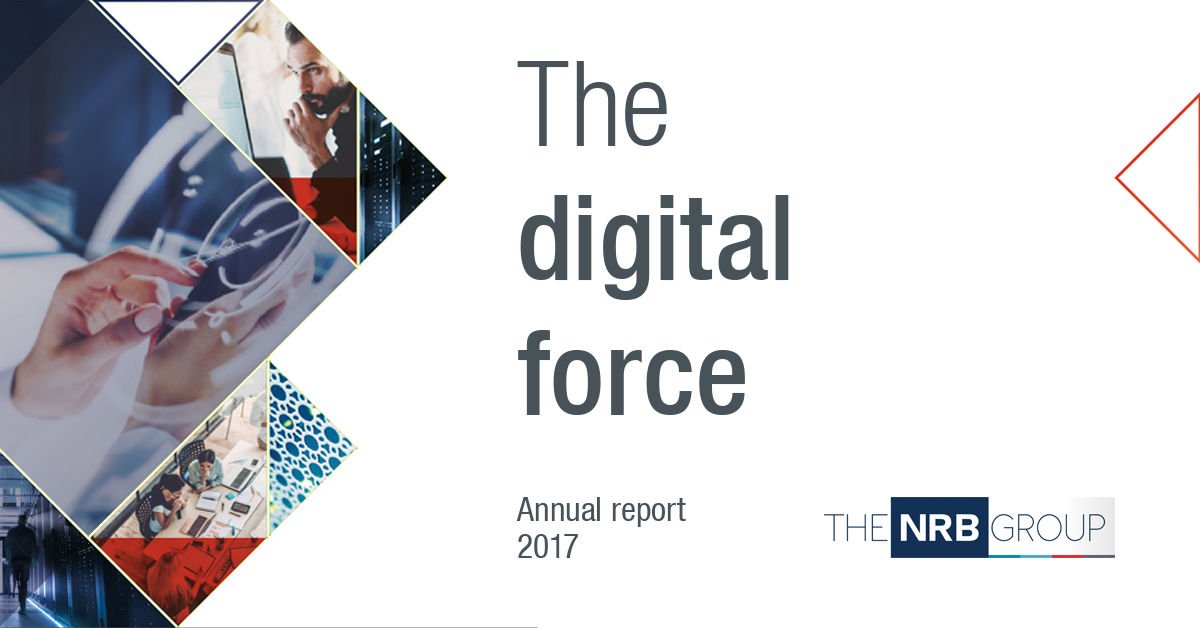 daringtocommIT's tweet photo. Le Rapport Annuel 2017 du Groupe NRB est disponible. 
Cette année il est digital avec des animations et des vidéos. 
Profitez-en sur PC, smartphones et Tablettes.
https://t.co/75KPXosXCz https://t.co/MoghaBKkSW