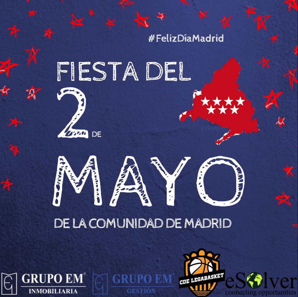 GrupoEM's tweet photo. ¡Feliz día de la Comunidad de #Madrid! #2demayo https://t.co/eQYsbYWXJJ
