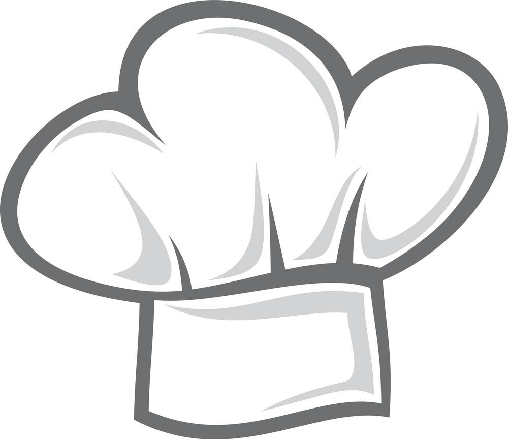 Векторная шапка повара