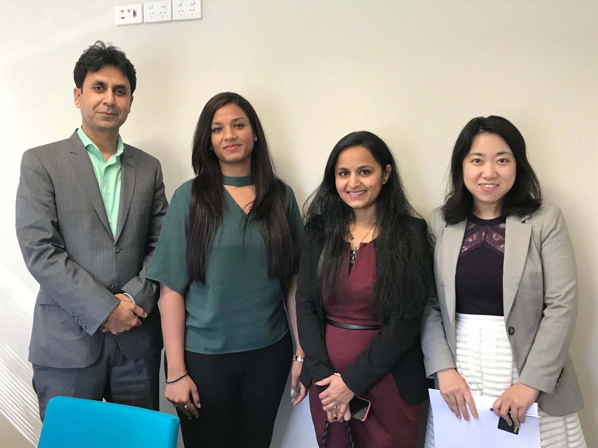 Great to welcome members of the recruitment and admission teams from ATMC. Welcome to sunny Ballarat 😀.