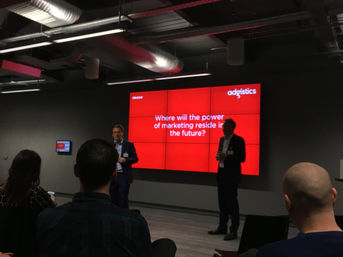 _seenit's tweet photo. โWhere will the power of marketing reside in the future?โ
A great cliff hanger to end on after an awesome day at @Adgisticsโ #BIASW
Weโve learnt a lot so stay tuned into our blog for a summary๐ฉโ๐ป
https://t.co/lfOZwPHmxo
#madtech #advertising #MarketingDigital https://t.co/03aB5HCvvG