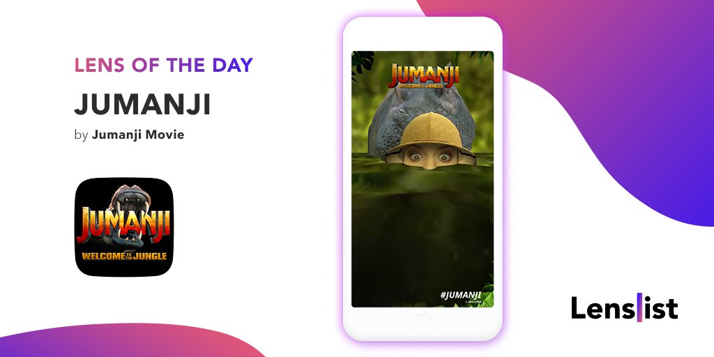 lenslist's tweet image. #WelcomeToTheJungle! The New #Jumanji Movie Cecame an Instant Classic!
Try The Jumanji #FacebookCameraEffect, Teleport to The Jungle and Beware of The Hippo Behind You! 🤩🌴👉 lenslist.co/jumanji/
#LensOfTheDay #FacebookMarketing #SocialMediaMarketing #AR