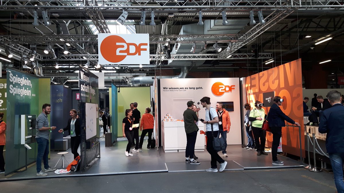 Das ZDF weiß den Weg auf der re:publica 2018!
