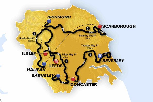 jimmcquaid's tweet photo. This morning's heavy rain should have cleaned the roads for those racing across the hills, dales and streets of #Yorkshire for the @letouryorkshire https://t.co/ofbh9Jw8Rd
