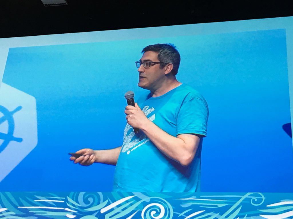 jeffborek's tweet photo. Now @monadic talking about building the next phase of @CloudNativeFdn #CloudPlatform for end users! #Componentisation https://t.co/P36xtU9v8z