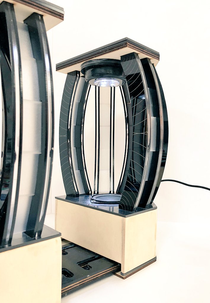 A moving, architectural inspired speaker. Final outcome is absolute class 🔝💯 #A2 #ALevel #ProductDesign